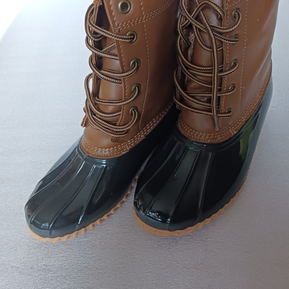 Sporto Brown and Black Winter Boots